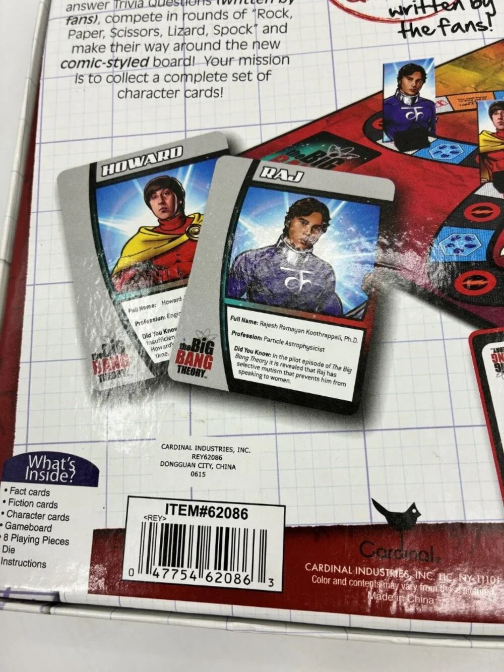 The Big Bang Theory Trivia Game Fan Edition Board Game Cardinal 400